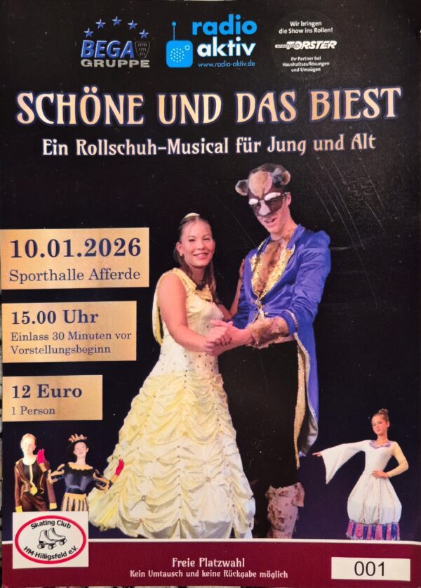 Eintrittskarte 10.01.2026 - 15:00 Uhr