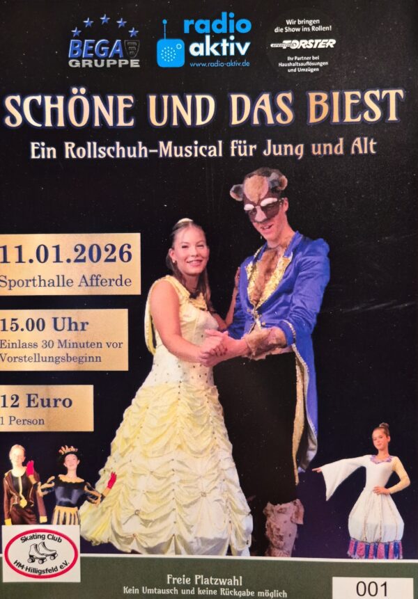 Eintrittskarte 11.01.2026 - 15:00 Uhr